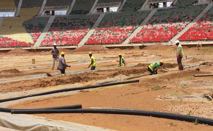 La reprise effective des travaux du stade d’Olembe